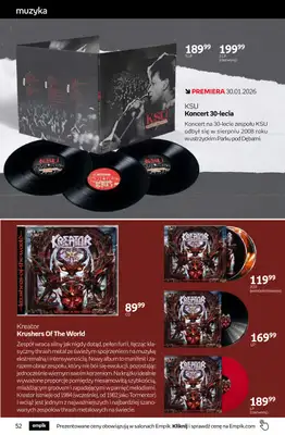 BEST SALE - gazetka promocyjna Empik I Tom kultury: muzyka od piątku 30.01 do wtorku 10.02 - strona 8