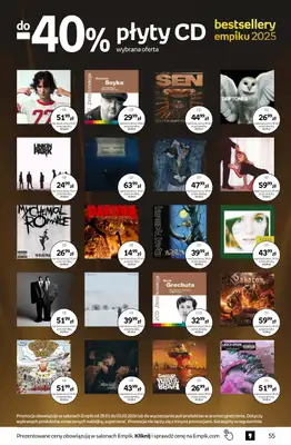 BEST SALE - gazetka promocyjna Empik I Tom kultury: muzyka od piątku 30.01 do wtorku 10.02 - strona 11