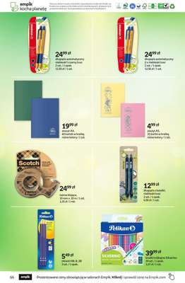 Stabilo długopis automatyczny niebieski i czarny tusz