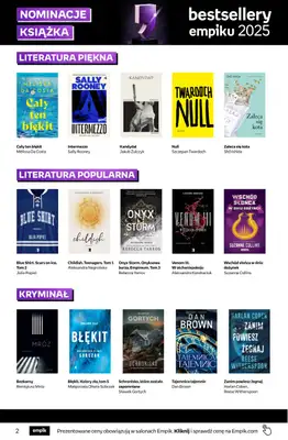 Empik - gazetka promocyjna Tom kultury: Prezenty od poniedziałku 02.02 do wtorku 10.02 - strona 2