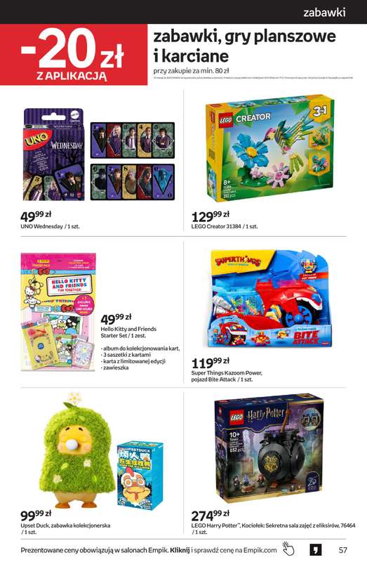 Empik - gazetka promocyjna Tom kultury: Prezenty od poniedziałku 02.02 do wtorku 10.02 - strona 57