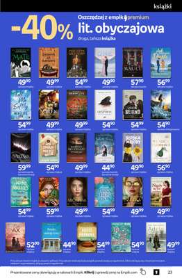 Empik - gazetka promocyjna Tom kultury: Prezenty od poniedziałku 02.02 do wtorku 10.02 - strona 23