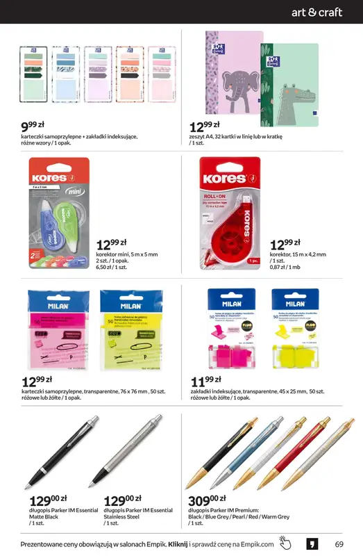 Empik - gazetka promocyjna Tom kultury: Prezenty od poniedziałku 02.02 do wtorku 10.02 - strona 69