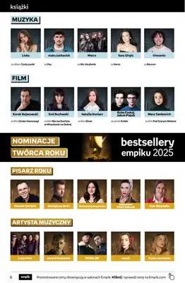 Empik - gazetka promocyjna Tom kultury: Prezenty od poniedziałku 02.02 do wtorku 10.02 - strona 6