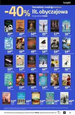 BEST SALE - gazetka promocyjna Empik I Tom kultury: Prezenty od poniedziałku 02.02 do wtorku 10.02 - strona 23