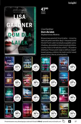 BEST SALE - gazetka promocyjna Empik I Tom kultury: Prezenty od poniedziałku 02.02 do wtorku 10.02 - strona 27