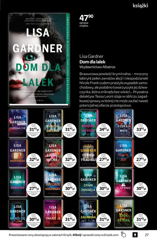 BEST SALE - gazetka promocyjna Empik I Tom kultury: Prezenty od poniedziałku 02.02 do wtorku 10.02 - strona 27