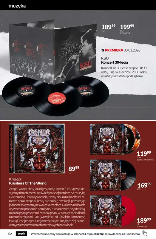 BEST SALE - gazetka promocyjna Empik I Tom kultury: Prezenty od poniedziałku 02.02 do wtorku 10.02 - strona 52