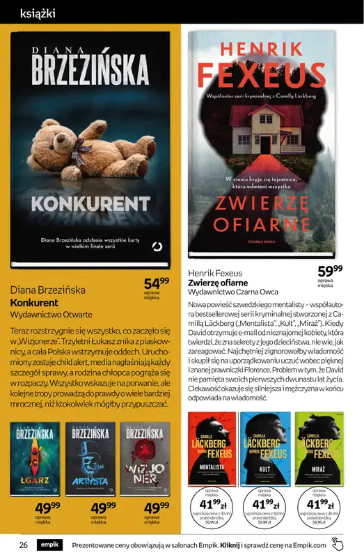 BEST SALE - gazetka promocyjna Empik I Tom kultury: Prezenty od poniedziałku 02.02 do wtorku 10.02 - strona 26