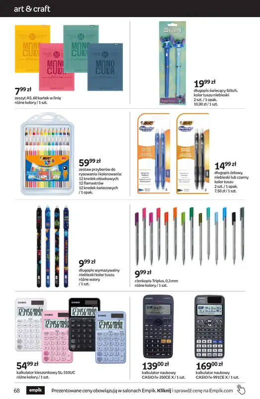 BEST SALE - gazetka promocyjna Empik I Tom kultury: Prezenty od poniedziałku 02.02 do wtorku 10.02 - strona 68