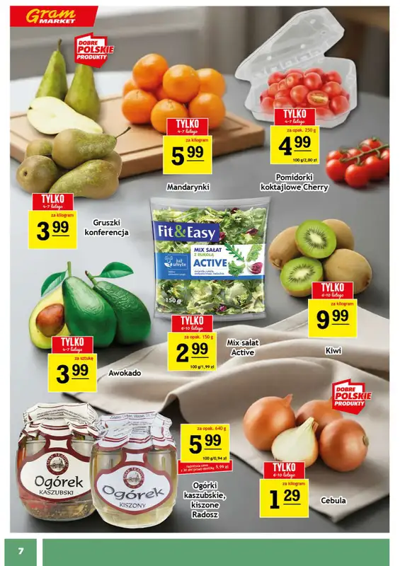 Gram Market - gazetka promocyjna Gazetka od środy 04.02 do wtorku 10.02 - strona 7