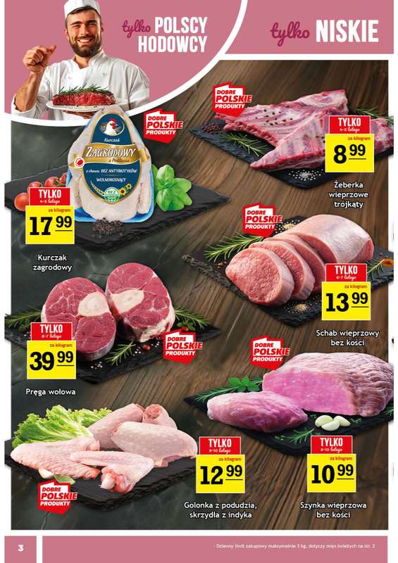 Gram Market - gazetka promocyjna Gazetka od środy 04.02 do wtorku 10.02 - strona 3