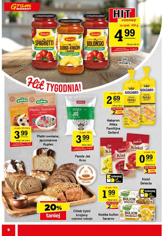 Gram Market - gazetka promocyjna Gazetka od środy 04.02 do wtorku 10.02 - strona 9