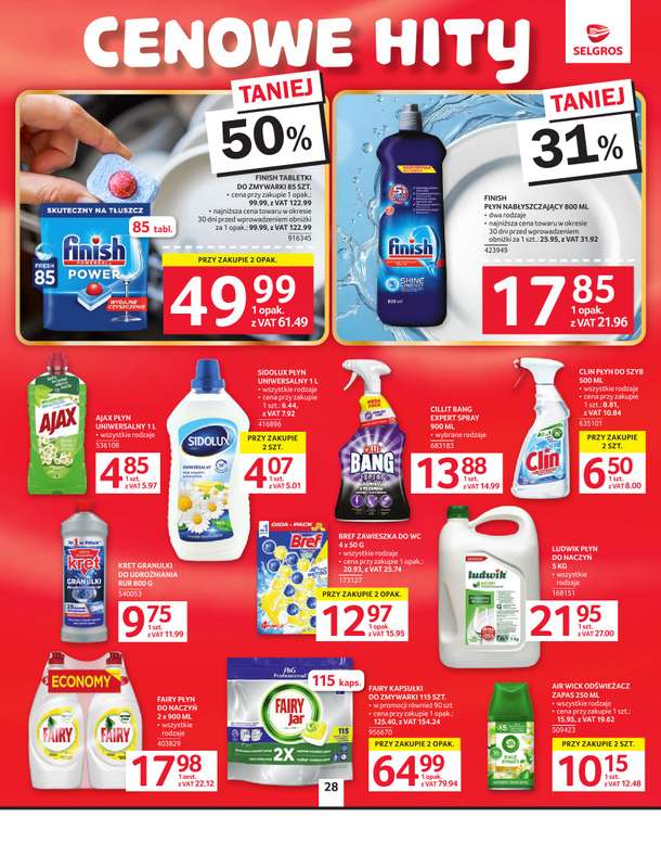 Selgros - gazetka promocyjna Oferta spożywcza od czwartku 05.02 do środy 18.02 - strona 28