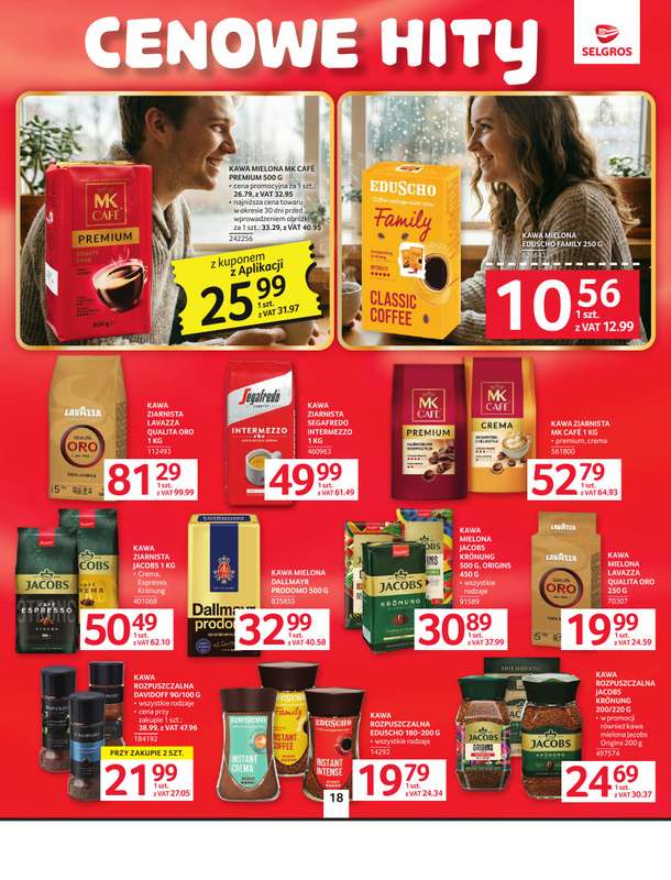 Selgros - gazetka promocyjna Oferta spożywcza od czwartku 05.02 do środy 18.02 - strona 18