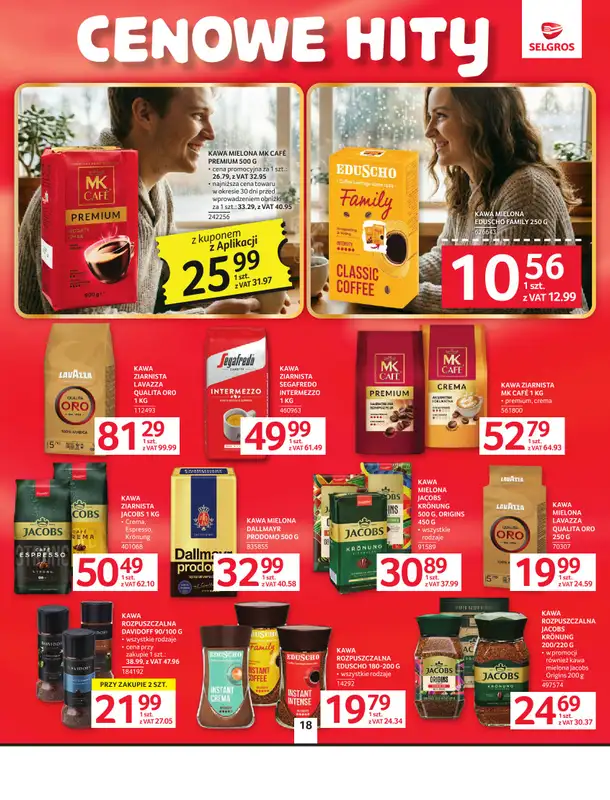 Selgros - gazetka promocyjna Oferta spożywcza od czwartku 05.02 do środy 18.02 - strona 18