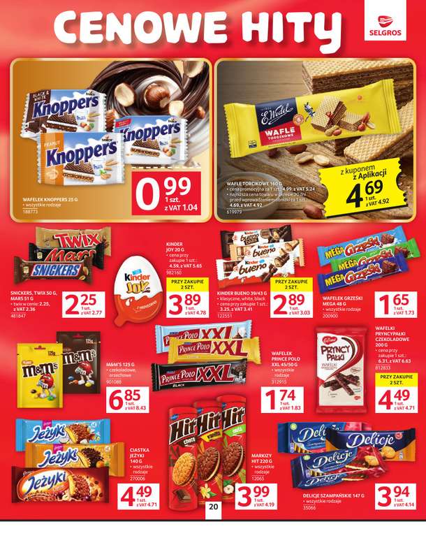 Selgros - gazetka promocyjna Oferta spożywcza od czwartku 05.02 do środy 18.02 - strona 20