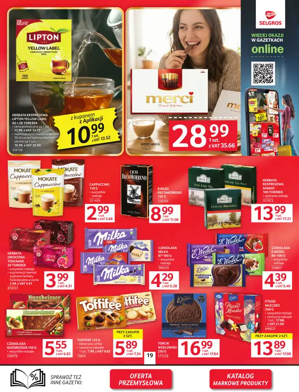 Selgros - gazetka promocyjna Oferta spożywcza od czwartku 05.02 do środy 18.02 - strona 19