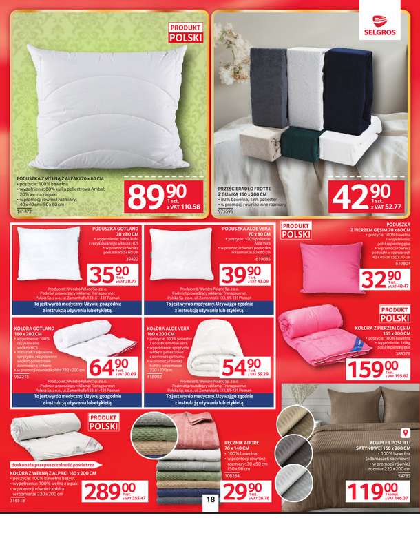Selgros - gazetka promocyjna Oferta przemysłowa od czwartku 05.02 do środy 18.02 - strona 20