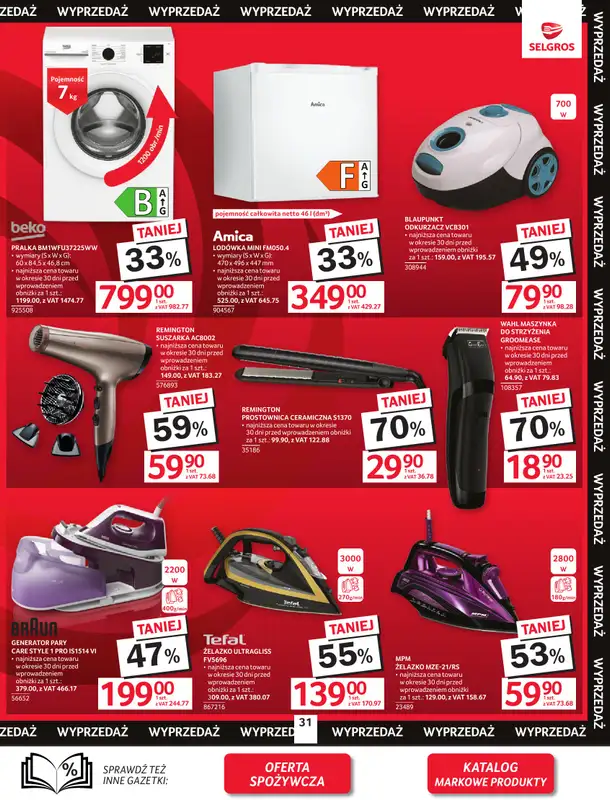 Selgros - gazetka promocyjna Oferta przemysłowa od czwartku 05.02 do środy 18.02 - strona 33