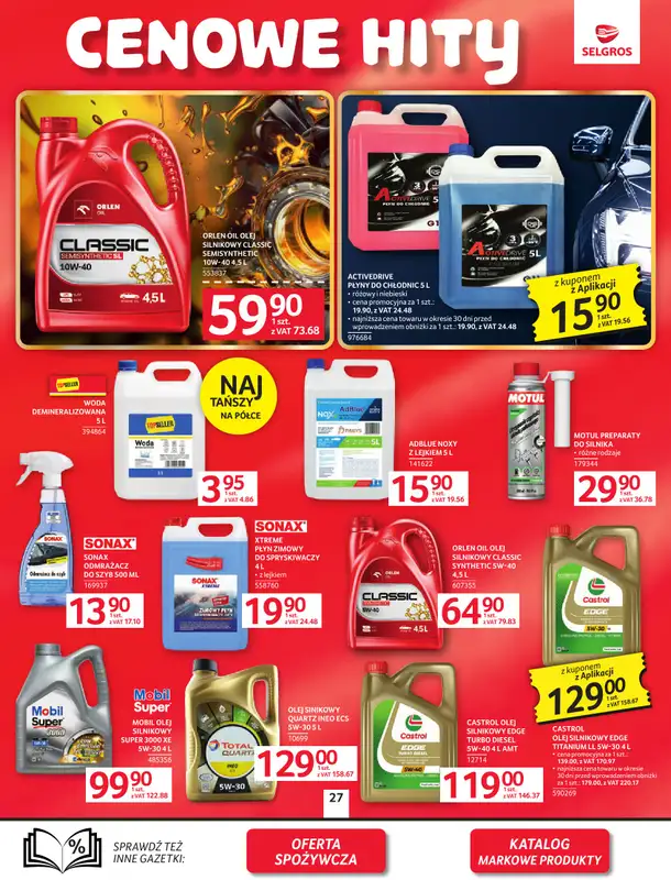 Selgros - gazetka promocyjna Oferta przemysłowa od czwartku 05.02 do środy 18.02 - strona 29