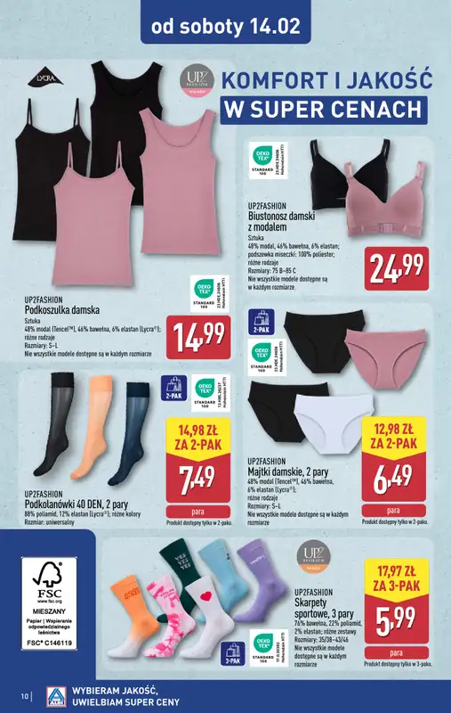 Aldi - gazetka promocyjna Aldi ma to coś! od środy 11.02 do soboty 14.02 - strona 10