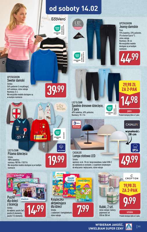 Aldi - gazetka promocyjna Aldi ma to coś! od środy 11.02 do soboty 14.02 - strona 11