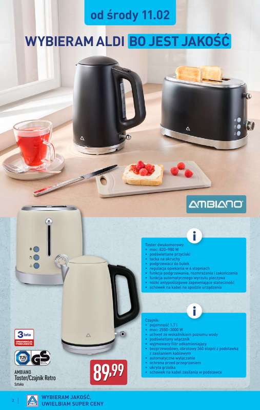 Aldi - gazetka promocyjna Aldi ma to coś! od środy 11.02 do soboty 14.02 - strona 2