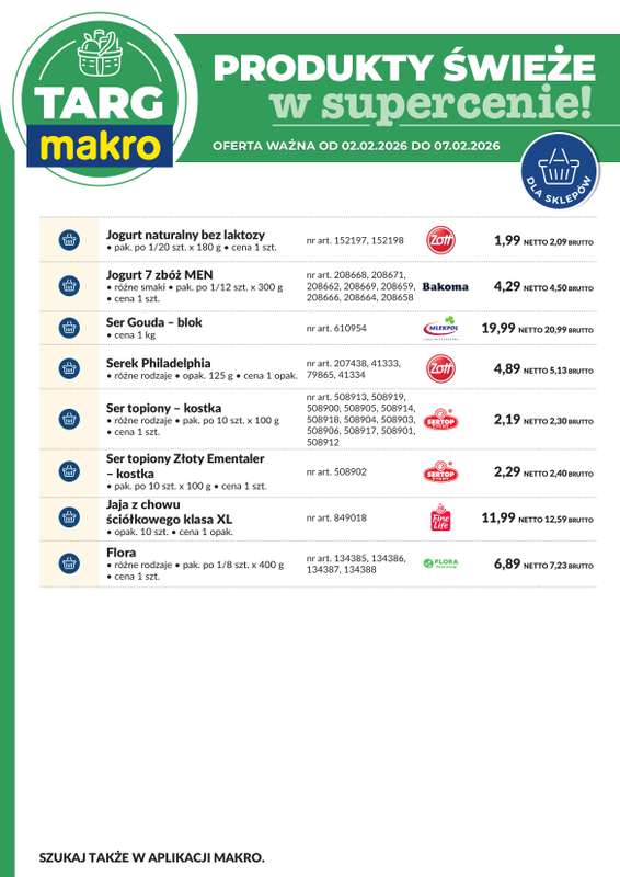 Makro - gazetka promocyjna Targ MAKRO - oferta świeża w super cenach! od poniedziałku 02.02 do soboty 07.02 - strona 7