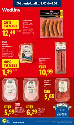 Lidl - gazetka promocyjna Oferta od poniedziałku od poniedziałku 02.02 do środy 04.02 - strona 34