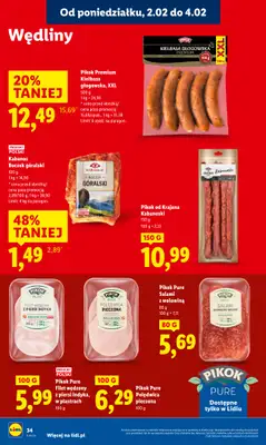 Lidl - gazetka promocyjna Oferta od poniedziałku od poniedziałku 02.02 do środy 04.02 - strona 34