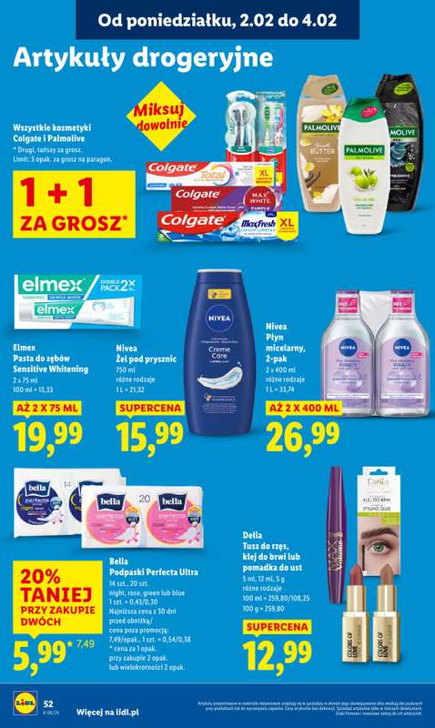 Lidl - gazetka promocyjna Oferta od poniedziałku od poniedziałku 02.02 do środy 04.02 - strona 52
