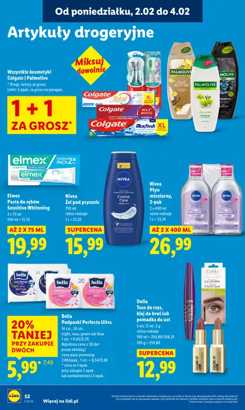 Lidl - gazetka promocyjna Oferta od poniedziałku od poniedziałku 02.02 do środy 04.02 - strona 52