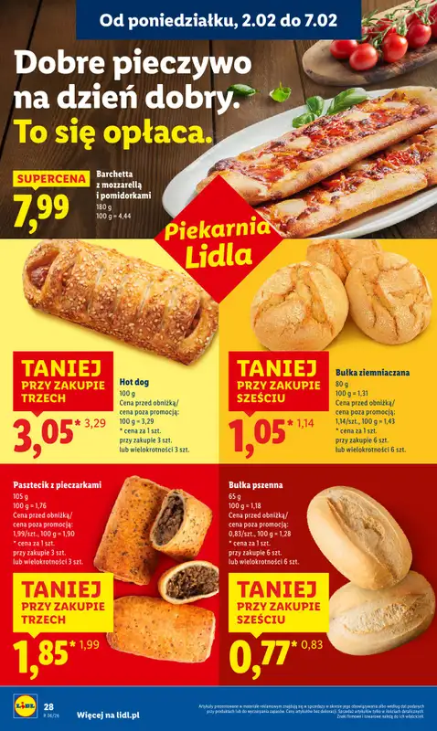 Lidl - gazetka promocyjna Oferta od poniedziałku od poniedziałku 02.02 do środy 04.02 - strona 28
