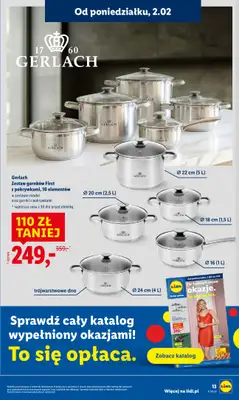 Lidl - gazetka promocyjna Oferta od poniedziałku od poniedziałku 02.02 do środy 04.02 - strona 13