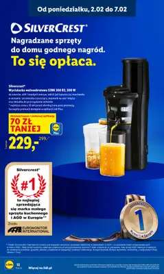 Lidl - gazetka promocyjna Oferta od poniedziałku od poniedziałku 02.02 do środy 04.02 - strona 12