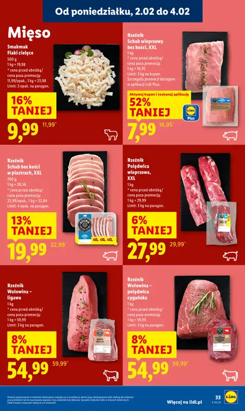 Lidl - gazetka promocyjna Oferta od poniedziałku od poniedziałku 02.02 do środy 04.02 - strona 33