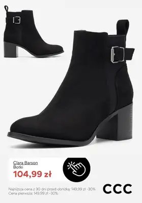 CCC - gazetka promocyjna Damskie botki na obcasie od poniedziałku 02.02  - strona 8