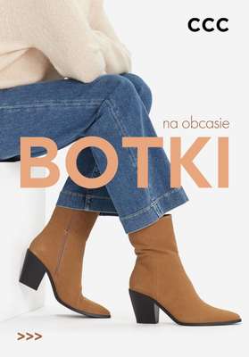 CCC - gazetka promocyjna Damskie botki na obcasie od poniedziałku 02.02 