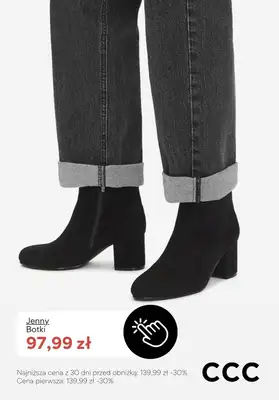 CCC - gazetka promocyjna Damskie botki na obcasie od poniedziałku 02.02  - strona 2