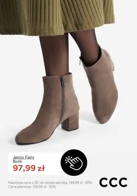 CCC - gazetka promocyjna Damskie botki na obcasie od poniedziałku 02.02  - strona 3