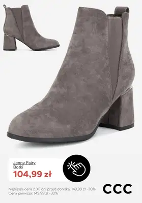 CCC - gazetka promocyjna Damskie botki na obcasie od poniedziałku 02.02  - strona 9