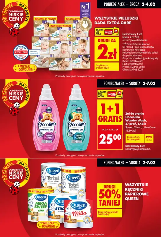 Biedronka - gazetka promocyjna Biedronkowe oszczędności od poniedziałku 02.02 do środy 04.02 - strona 7
