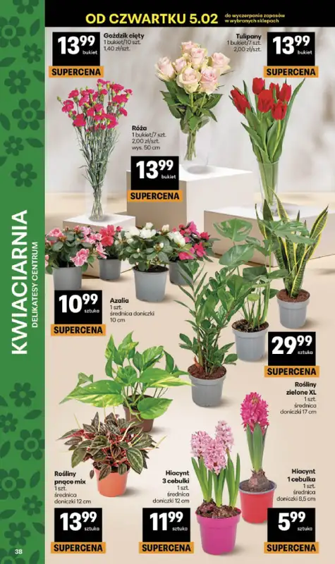 Delikatesy Centrum - gazetka promocyjna Gazetka  do środy 11.02 - strona 38