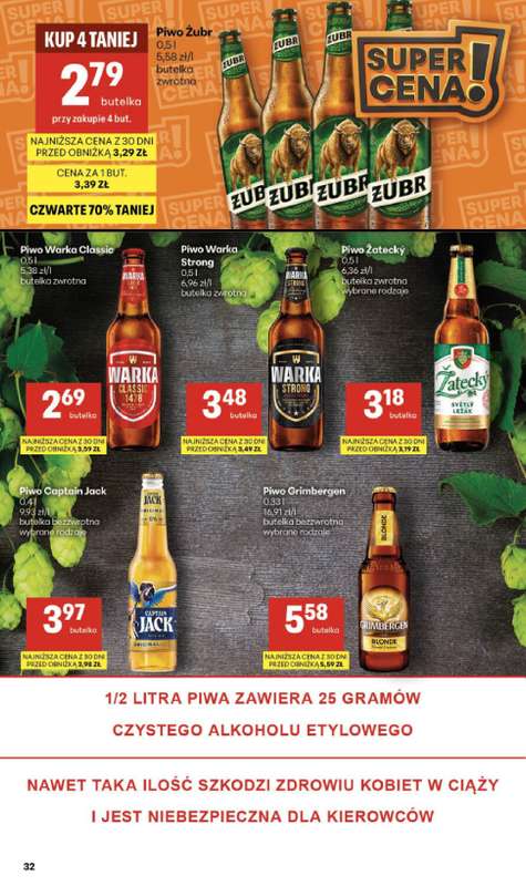 Delikatesy Centrum - gazetka promocyjna Gazetka  do środy 11.02 - strona 32