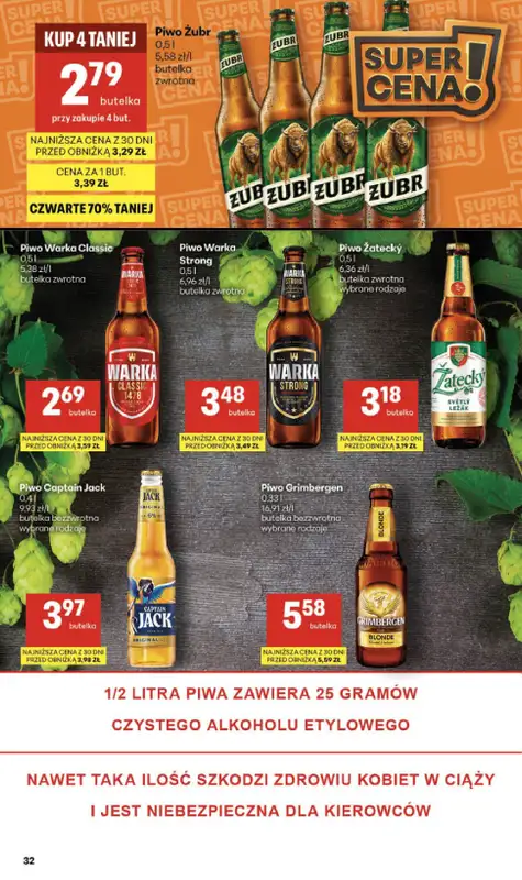 Delikatesy Centrum - gazetka promocyjna Gazetka  do środy 11.02 - strona 32