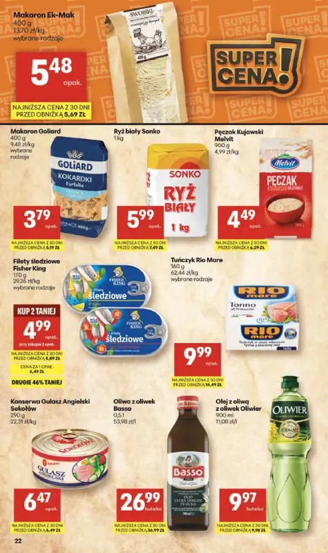 Delikatesy Centrum - gazetka promocyjna Gazetka  do środy 11.02 - strona 22