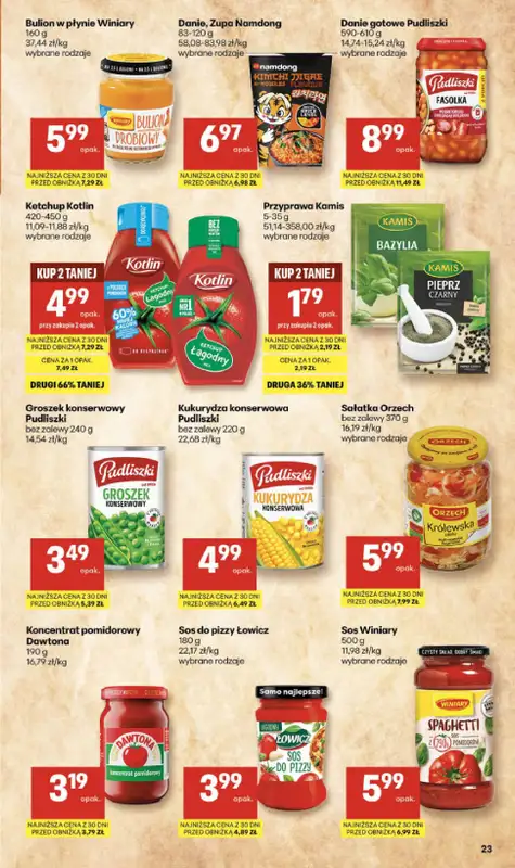 Delikatesy Centrum - gazetka promocyjna Gazetka  do środy 11.02 - strona 23