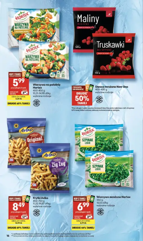 Delikatesy Centrum - gazetka promocyjna Gazetka  do środy 11.02 - strona 16