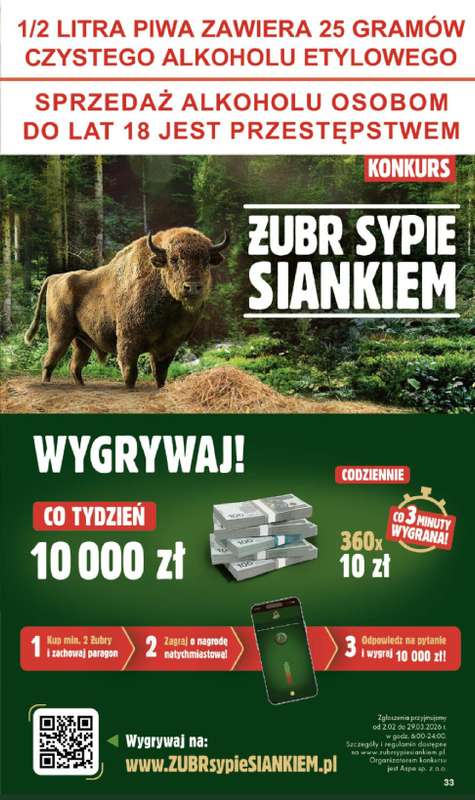 Delikatesy Centrum - gazetka promocyjna Gazetka  do środy 11.02 - strona 33